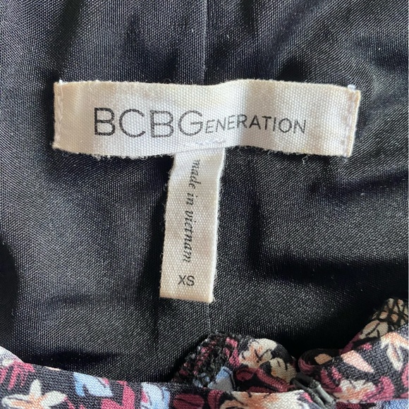 BCBGeneration Floral High Low Midi Dress - xs/s - Picture 10 of 12
